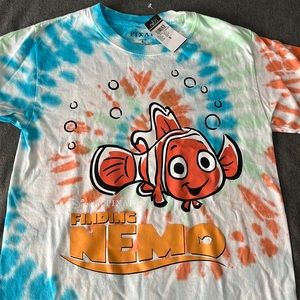Pixar Finding Nemo Tie-Dye Graphic Tee Rue 21 Size Small